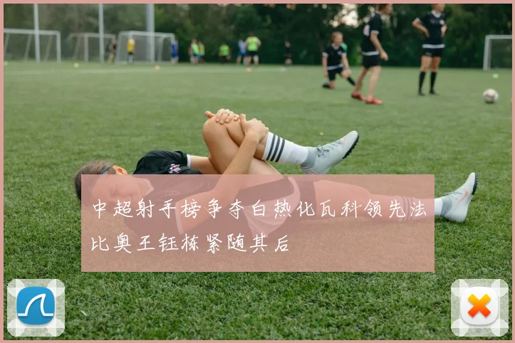 中超射手榜争夺白热化瓦科领先法比奥王钰栋紧随其后